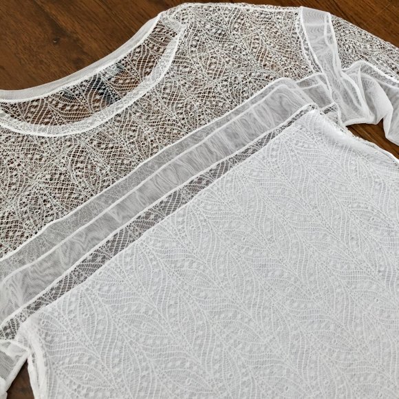 Delicate BCBG Lace Long Sleeve - Picture 8 of 9